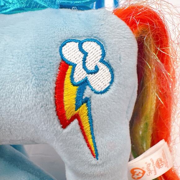 My Little Pony 12" Rainbow Dash 2017 Hasbro Little Pony Plush MLP Multi-color - Picture 3 of 8